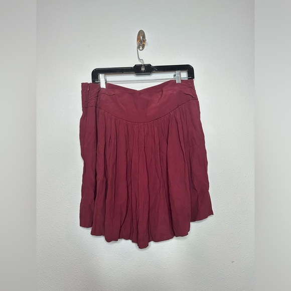 Comptoir Des Cotonniers Elegant Burgundy Women's Skirt size 44 - Picture 7 of 7